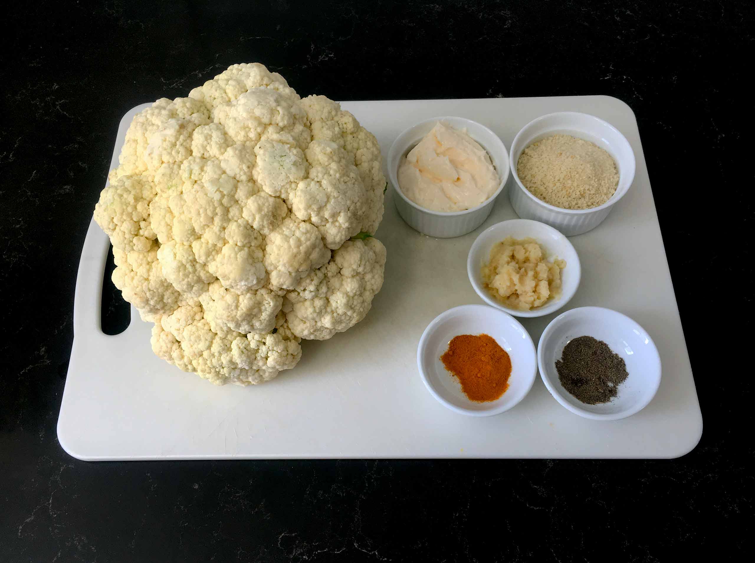 Crispy Roasted Cauliflower - Low Calories Recipe