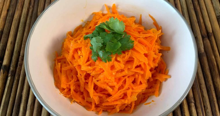 Carrot and Garlic Atomic Salad – Simple salad with awesome taste