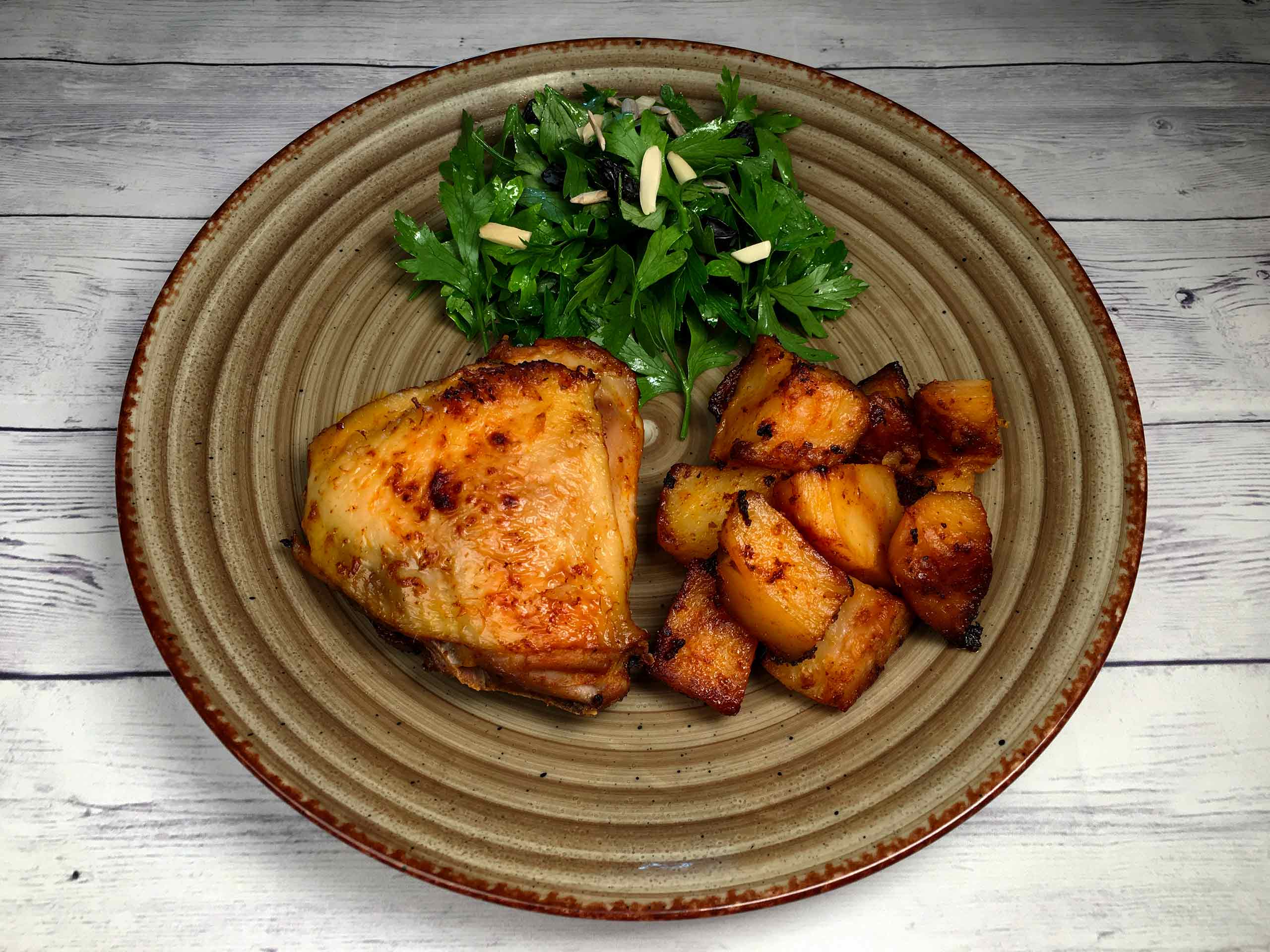 Easy and Tasty One-pan oven-roasted chicken and potatoes recipe - Cook ...