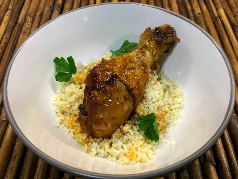 Chicken in sweet red wine kiddush wine