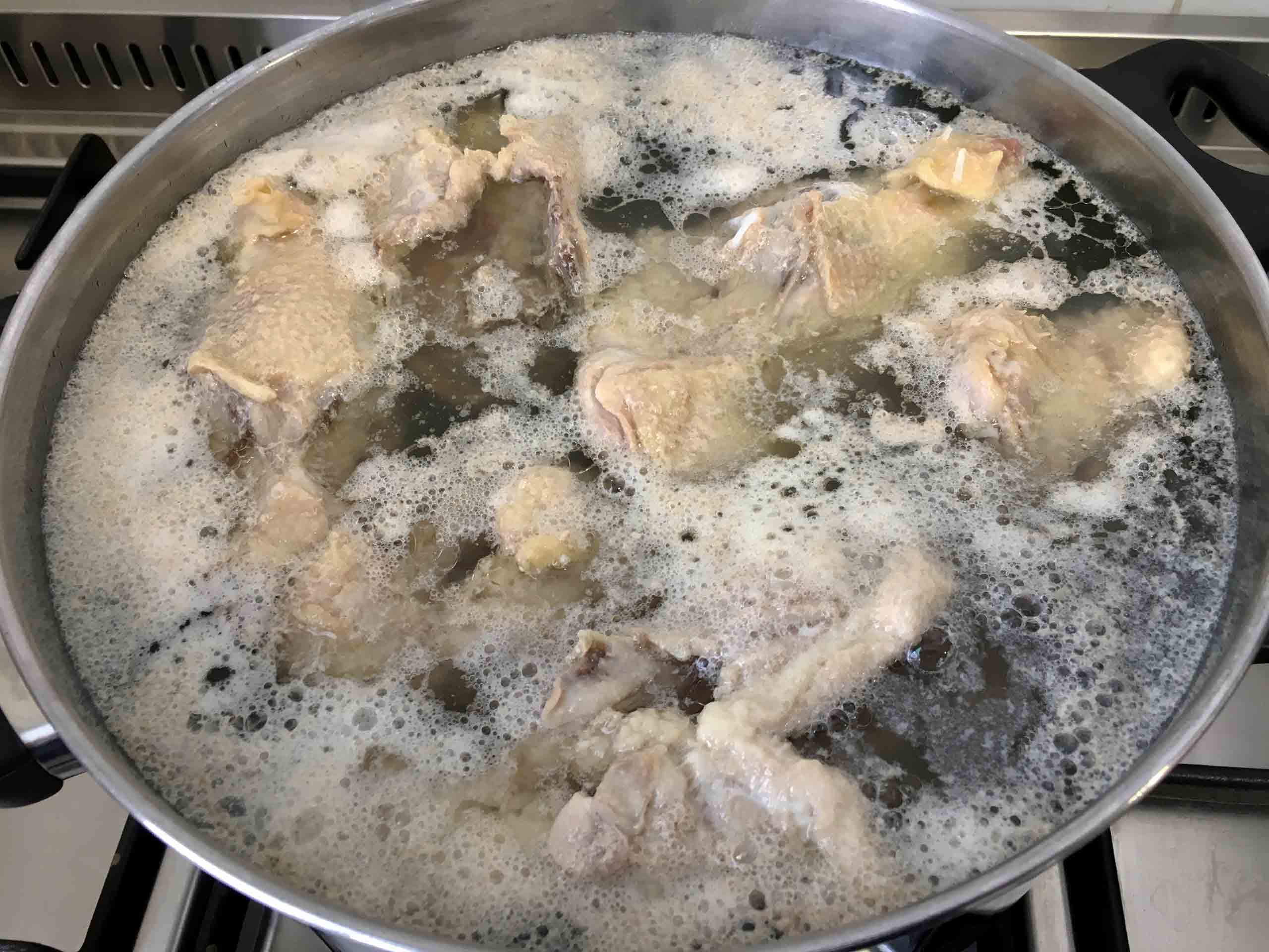 chicken soup skimming