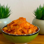Sweet and sour cabbage in tomato sauce